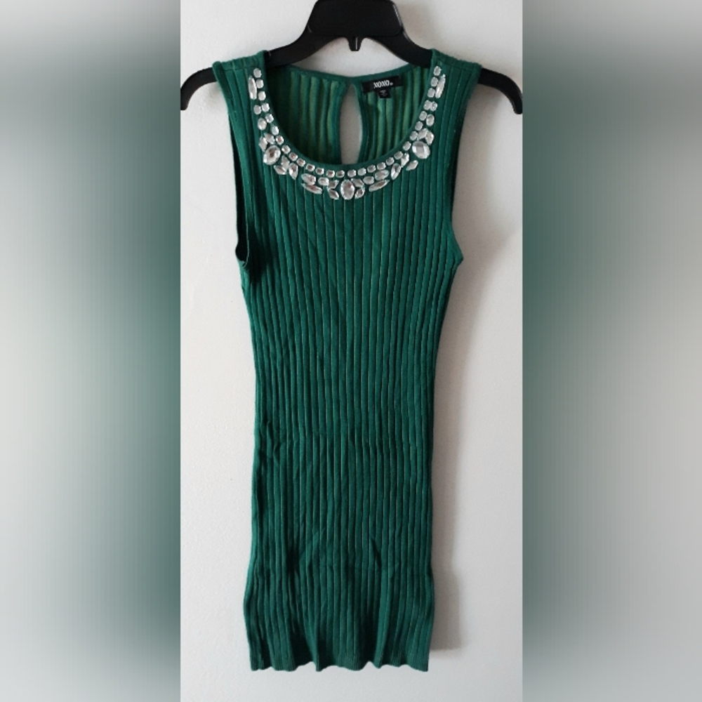 XOXO Embellished Mini Dress